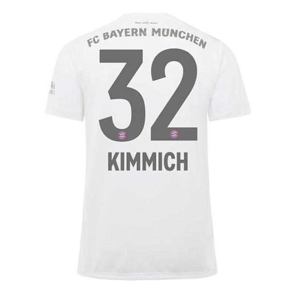 Camiseta Bayern Munich NO.32 Kimmich Replica Segunda Ropa 2019/20 Blanco